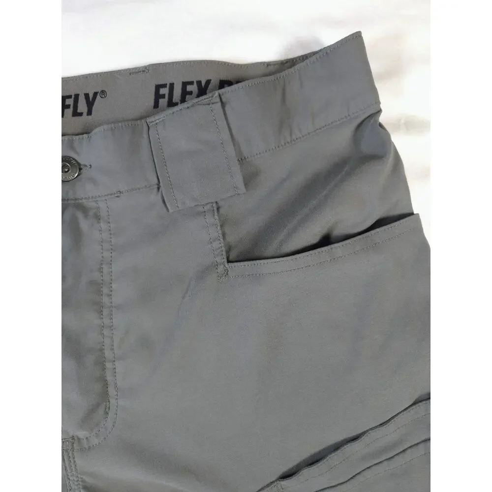 Duluth Trading Co Cargo Pants Mens 34x34 Gunmetal Grey Lightweight Active
